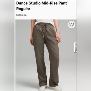 Lululemon Studio Pants (Lined)